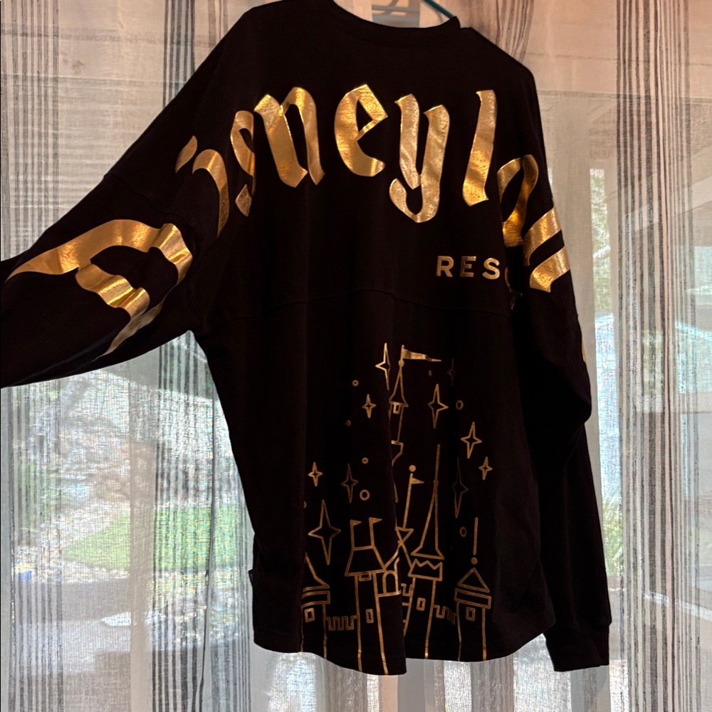 Black Gold Lettering Disneyland Resort XXL